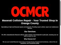 Website image www.maseraticollisionrepair.com